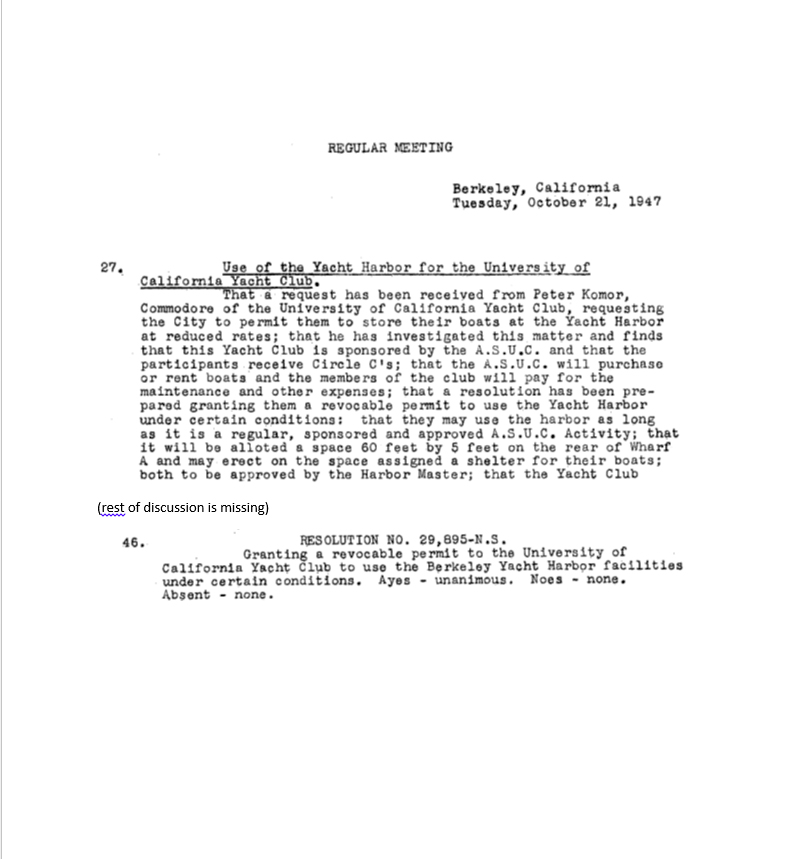 CSC CityCouncil 1947